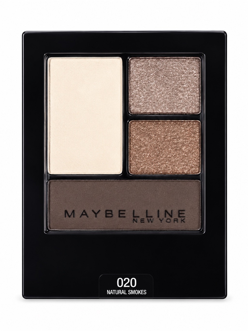 Maybelline Natural Smokes Eyeshadow Quad — Neutral Brown Palette (02Q)